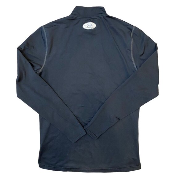 Under Armour Fitted Shirt Mens Small Long Sleeve Cold Gear Mock Neck - Picture 3 of 6